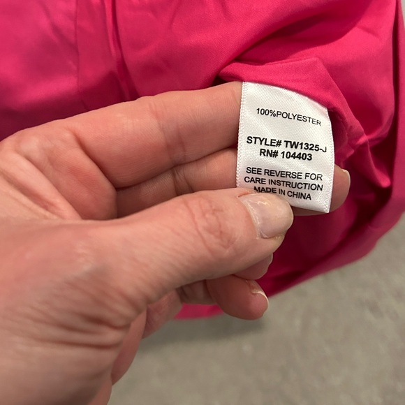 The Workshop Studio Women's Fuchsia Single-Button Oversized Blazer Jacket Size S - Picture 6 of 7